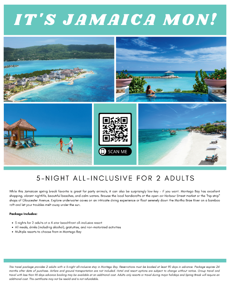 Jamaica - 5 Nights for 2 Poster
