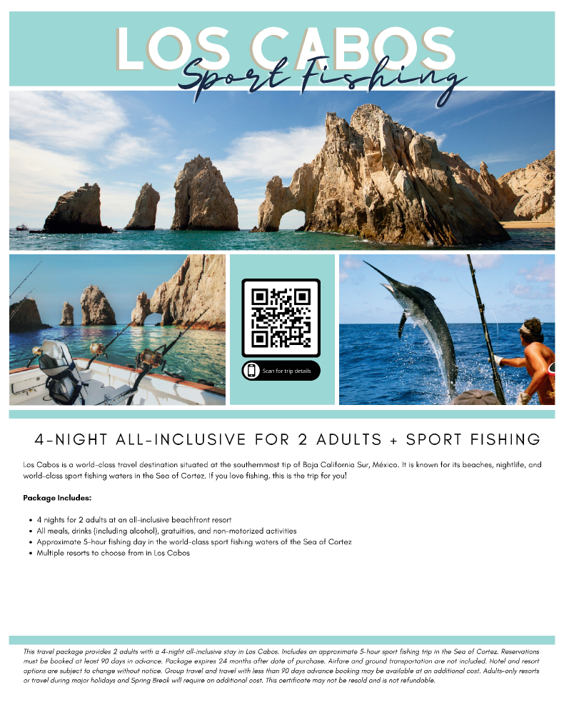 Los Cabos Sport Fishing - 4 Nights for 2 Poster
