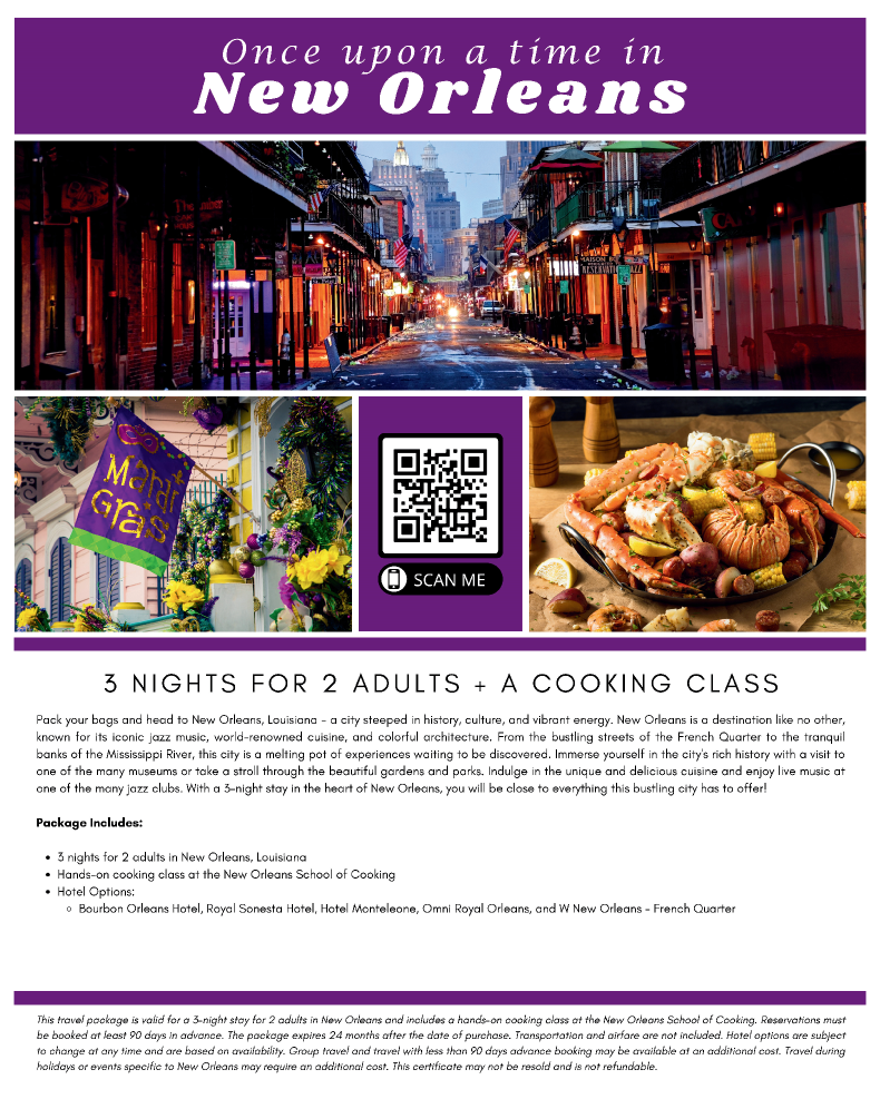 New Orleans - 3 Nights for 2 Poster