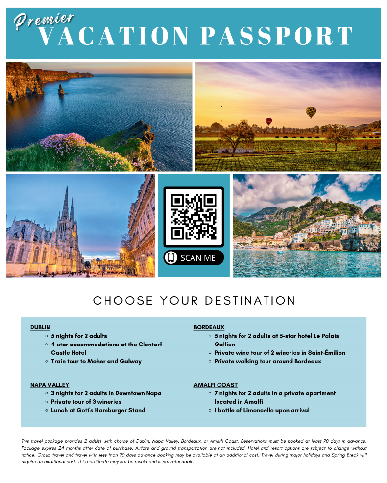 Premier Vacation Passport Poster
