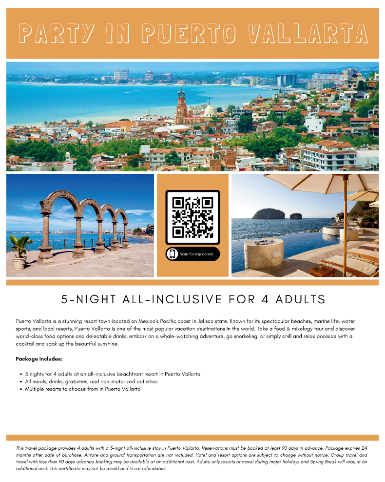 Puerto Vallarta - 5 Nights for 4 Poster