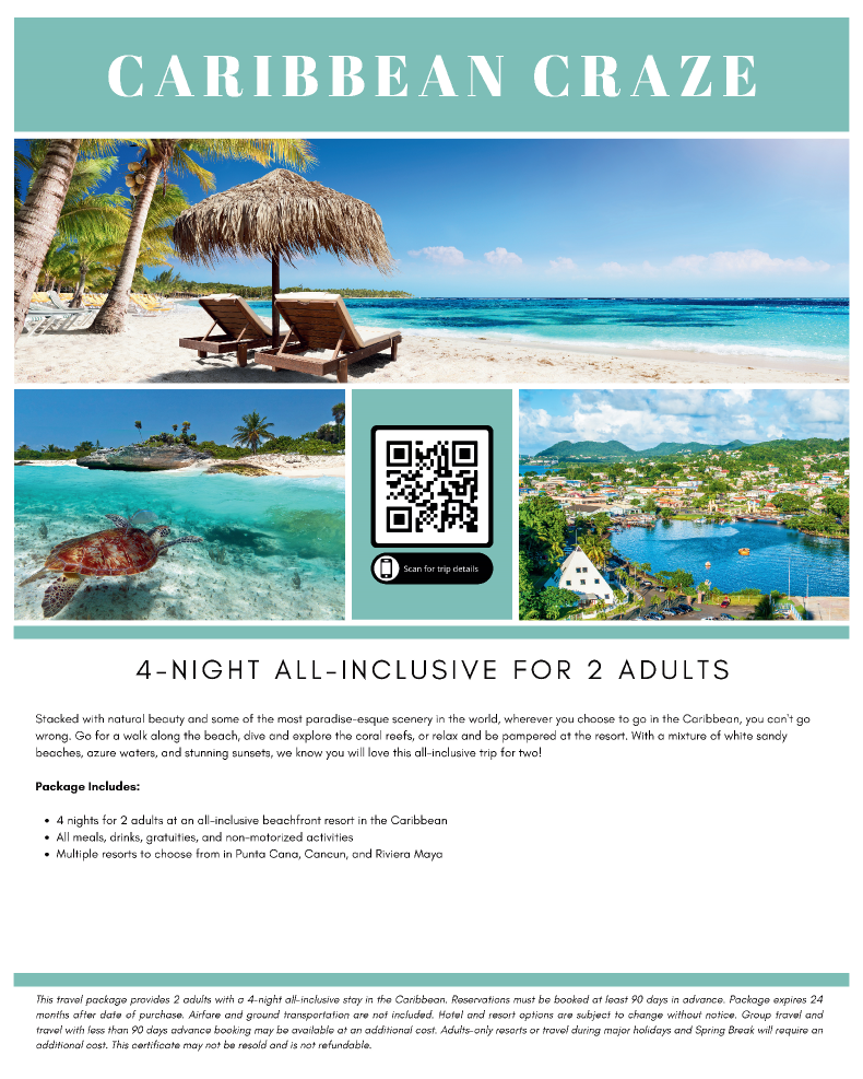 The Caribbean - 4 Nights for 2 Poster