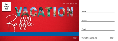 Vacation Raffle Raffle Ticket