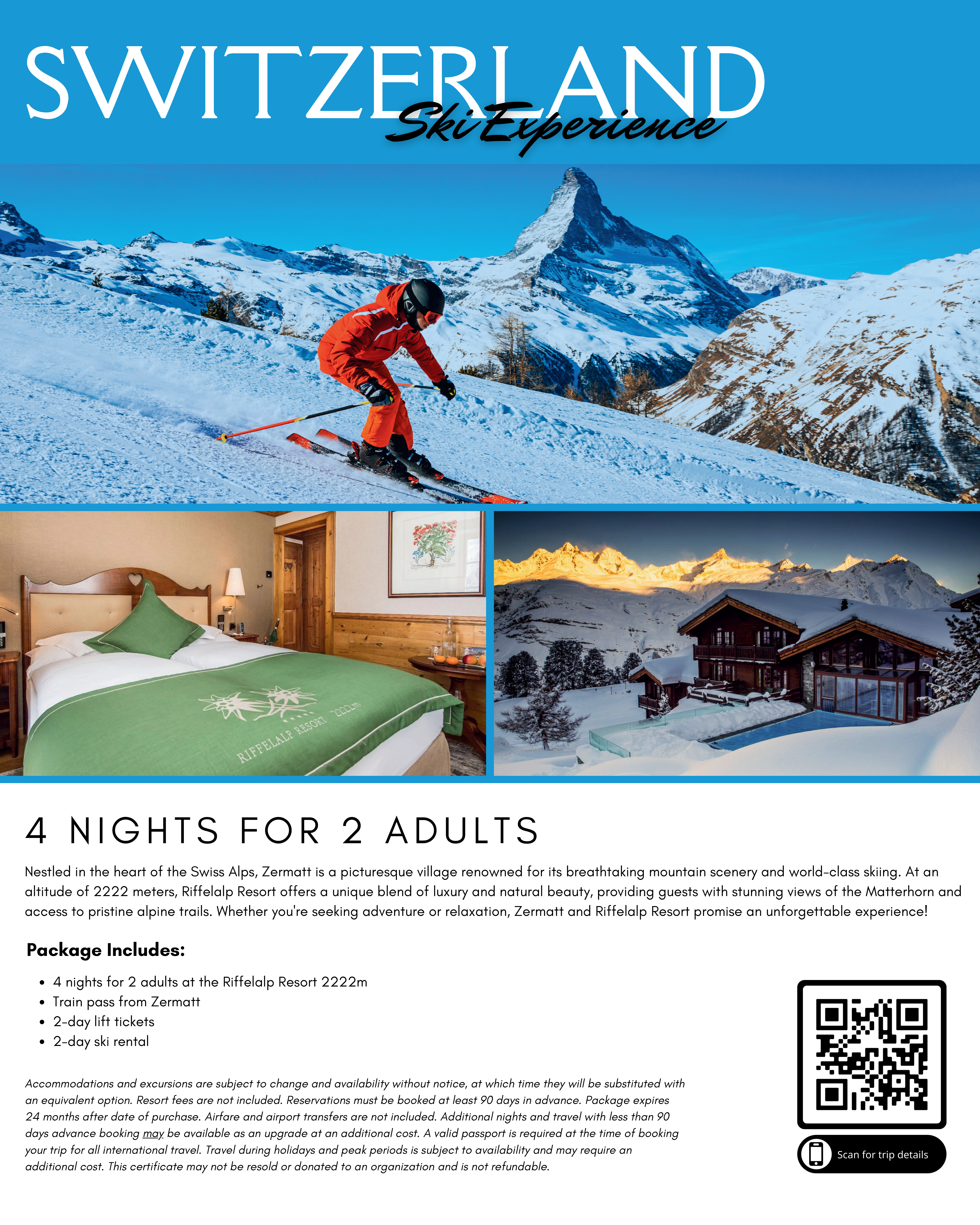 Switzerland Ski Experience for 2