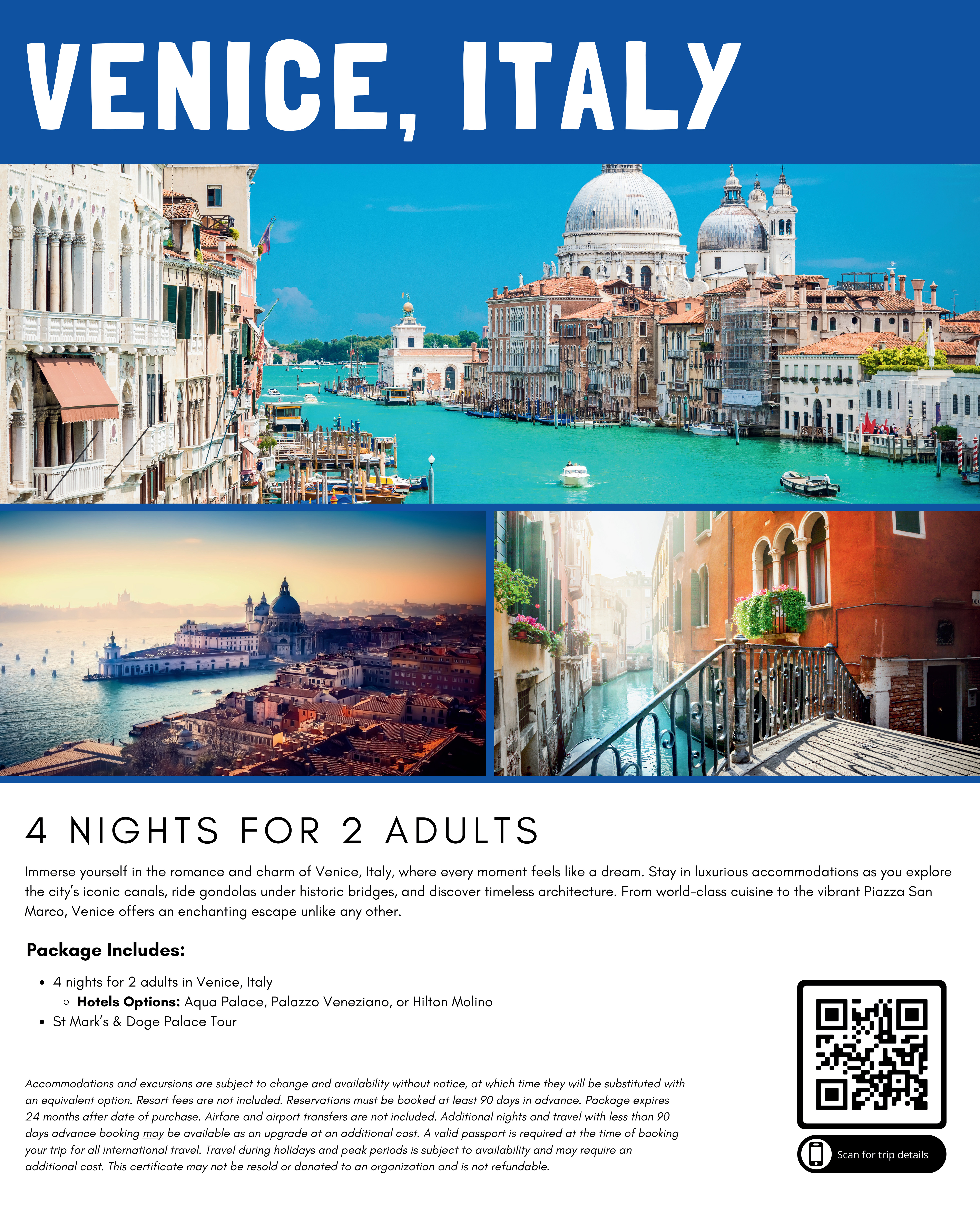 Venice, Italy for 2
