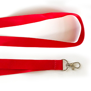 Red Basic Clip Lanyard