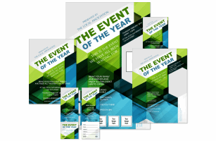 All Purpose Hex Blue and Green