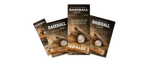 Baseball Camp Mitt and Glove