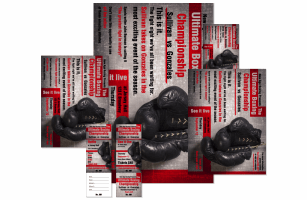 Boxing Gloves Black and Red