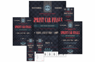 Car Racing Finish Line