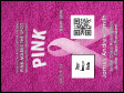 Breast Cancer Pink Ribbon Economy Event Badge