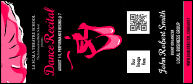 Dance Recital VIP Event Badge Large