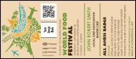 Food Festival VIP Event Badge Large