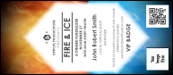 Fire and Ice VIP Event Badge Large