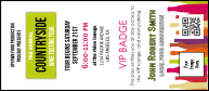 Funky Bottles VIP Event Badge Large
