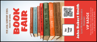 Book Fair VIP Event Badge Large