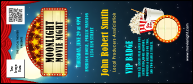 Movie Night VIP Event Badge Large