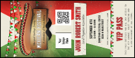 Mexican Fiesta VIP Event Badge Large