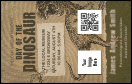 Dinosaur Illustrated VIP Event Badge Medium