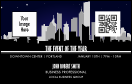 All Purpose Night Skyline VIP Event Badge Medium