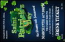 St. Patrick Day Shamrock Season Drink Ticket