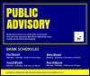 Public Advisory Facebook Post