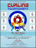 Curling Tournament Image Flyer