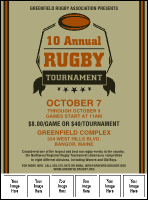 Rugby Tournament Image Flyer