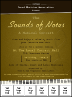 Sounds of Notes Image Flyer