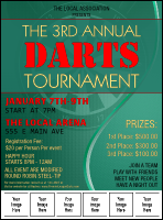 Dart Tournament Image Flyer