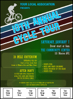 Cycle Tour Image Flyer