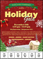 Holiday Gala Image Flyer