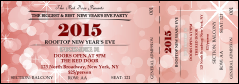Red Glitter Reserved Event Ticket