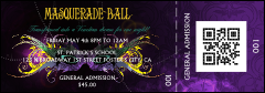 Masquerade Ball QR Event Ticket