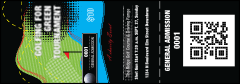 Golf Water Hazard QR Event Ticket