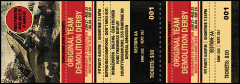 Demolition Derby Reserved Event Ticket