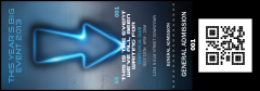 Night Club Neon QR Event Ticket