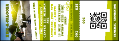 Bike Event QR Event Ticket