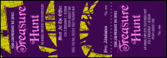 Pirate Ship Purple and Yellow Event Ticket