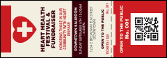 Heart Health QR Event Ticket