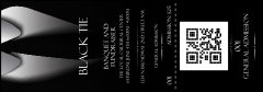 Black Tie QR Event Ticket