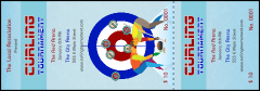Curling Tournament Event Ticket
