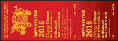 Chinese New Year Pig Event Ticket