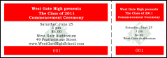 Graduation General Admission Ticket 006 Event Ticket