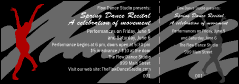 Dance Event Ticket (black)