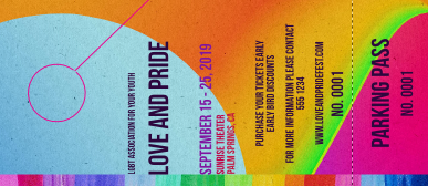 LGBT Film Festival Hang Tag