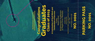 Graduation - Blue and Yellow Hang Tag