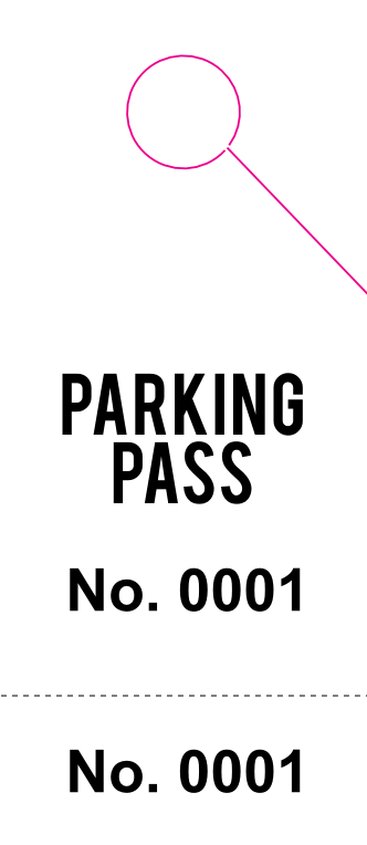 Basic Parking Pass (100 pack)