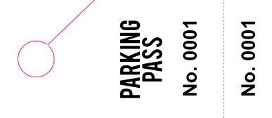 Basic Parking Pass (100 pack)