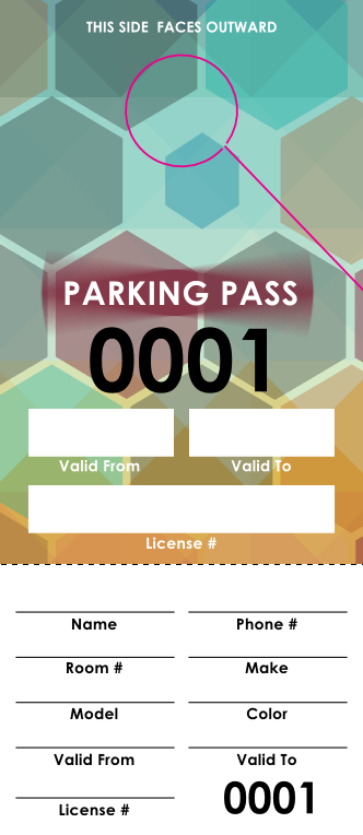 Music Fest Parking Pass (100 pack)
